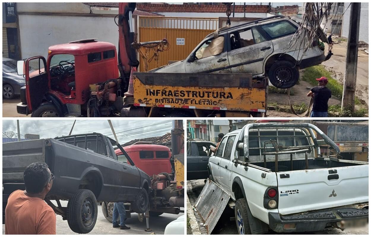 SMTT inicia remoção de veículos abandonados em São Miguel dos Campos