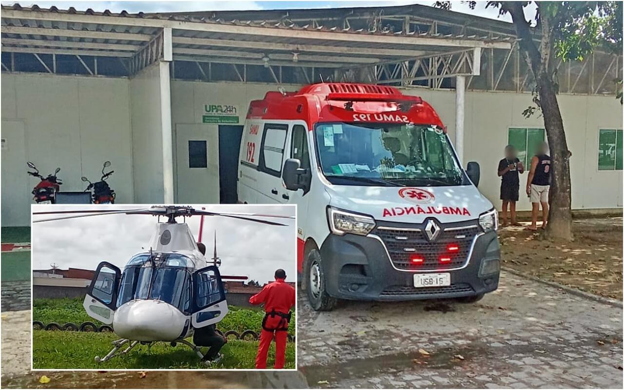 Jovem fica gravemente ferido após acidente de moto em São Miguel dos Campos