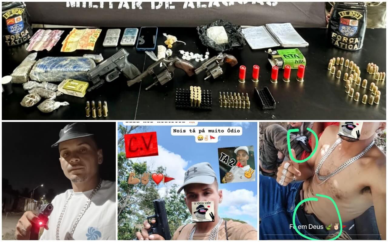 Chefe do Comando Vermelho, mulher e gerente do tráfico morrem em troca de tiros com a PM